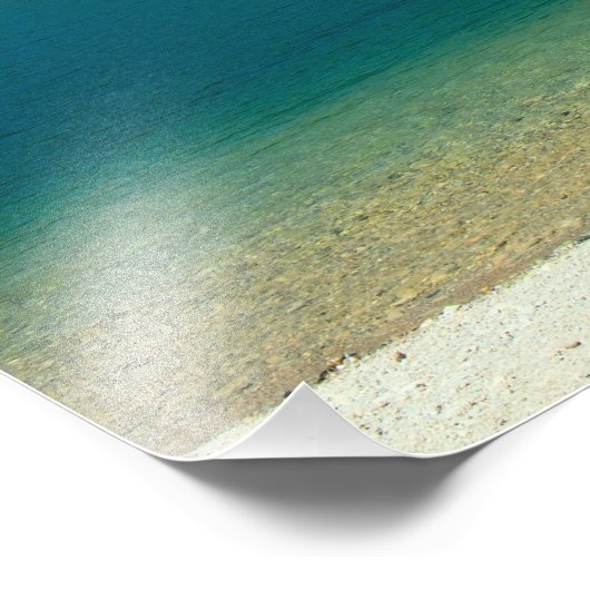 Lake Cushman Summer Print Foto Afdruk (Hoek)