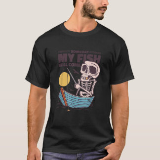 Lake Day Forever Skeleton Gevist T-shirt