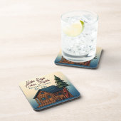 Lake Days, Cabin Nights Personlized Bier Onderzetter (Rechterzijde)