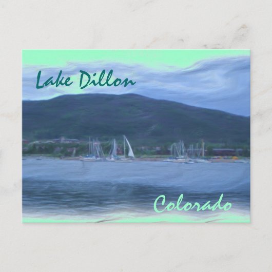 Lake Dillon Colorado briefkaart (Voorkant)