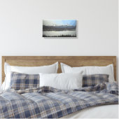 Lake Dillon Colorado schilderachtig kunstdoek Canvas Afdruk (Insitu (Slaapkamer))