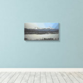 Lake Dillon Colorado schilderachtig kunstdoek Canvas Afdruk (Insitu (Houten vloer))