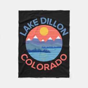 Lake Dillon Colorado Vissen Wandelen Varen Fleece Deken