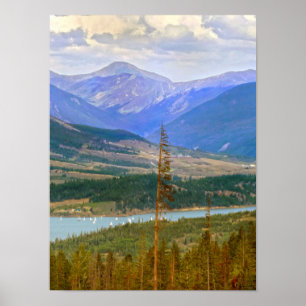 Lake Dillon Regatta, Colorado Poster