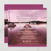 Lake Disctrict, gepersonaliseerde huwelijksuitnodi Kaart (Voorkant / Achterkant)