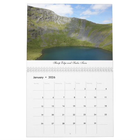 Lake District Calendar Kalender (Jan 2026)