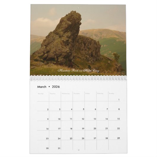Lake District Calendar Kalender (Mar 2026)