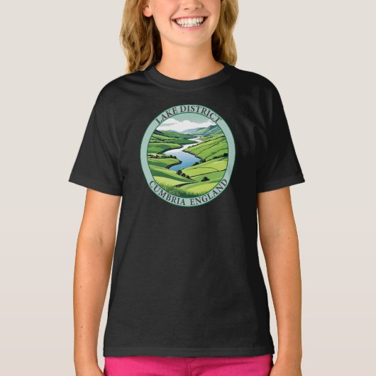Lake District Cumbria, Engeland T-shirt (Voorkant)