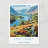 Lake District Cumbria Engeland Vintage Travel Briefkaart (Voorkant)