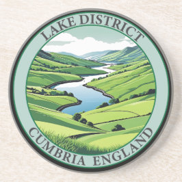 Lake District Cumbria, Engeland Zandsteen Onderzetter