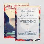 Lake District Cumbria Vakantieposter Kaart (Voorkant / Achterkant)
