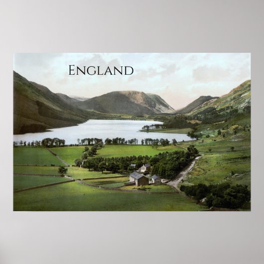 Lake District, Engeland (1900) Poster (Voorkant)