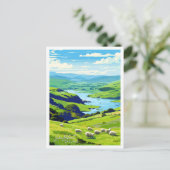 Lake District Engeland Reizen  illustratie Briefkaart (Staand voorkant)