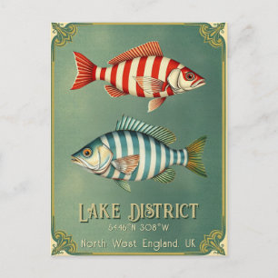 Lake District Engeland Verenigd Koninkrijk nautisc Briefkaart