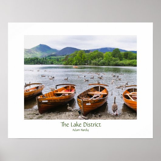 Lake District Engeland, waarde Poster papier (mat) (Voorkant)