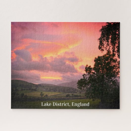 Lake District England Sunset Legpuzzel (Horizontaal)