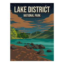 Lake District England UK National Park Perfect Poster