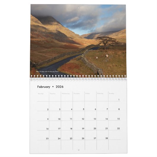 Lake District Kalender (Feb 2026)