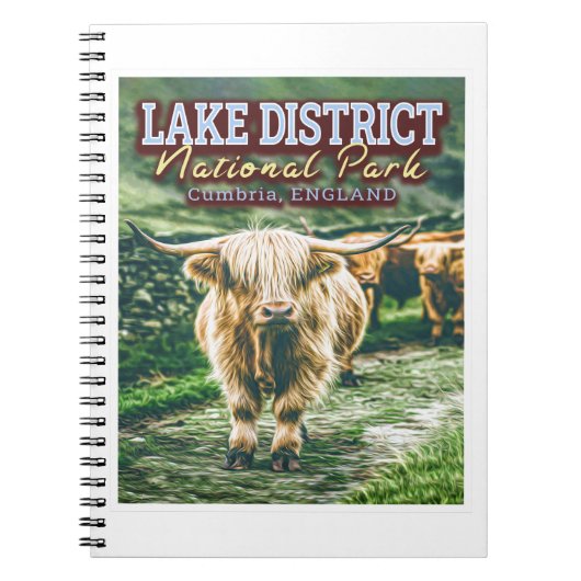 LAKE DISTRICT NATIONAL PARK - CUMBRIA ENGLAND NOTITIEBOEK (Voorkant)