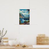 Lake District National Park Engeland Reis Kunst Poster (Keuken)