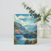 Lake District National Park England Reiskunst Briefkaart (Staand voorkant)