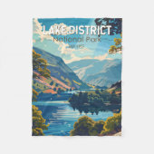 Lake District National Park England Reiskunst Fleece Deken (Voorkant)