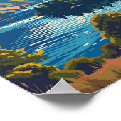 Lake District National Park England Reiskunst Poster (Hoek)