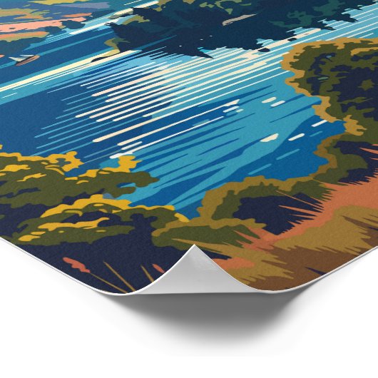 Lake District National Park England Reiskunst Poster (Hoek)