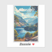 Lake District National Park England Reiskunst Sticker (Vel)