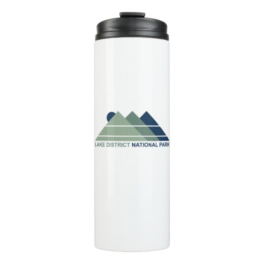Lake District National Park Mountain Sun Thermosbeker (Voorkant)