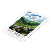 Lake District National Park Travel Art-Vintage Magneet (Linkerzijde)