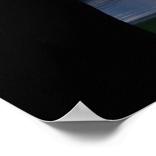 Lake Dora Florida Sunset bij nacht poster foto art (Hoek)