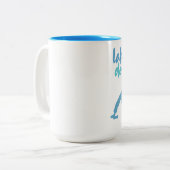 Lake Doster, Plainwell, Michigan Tweekleurige Koffiemok (Voorkant links)