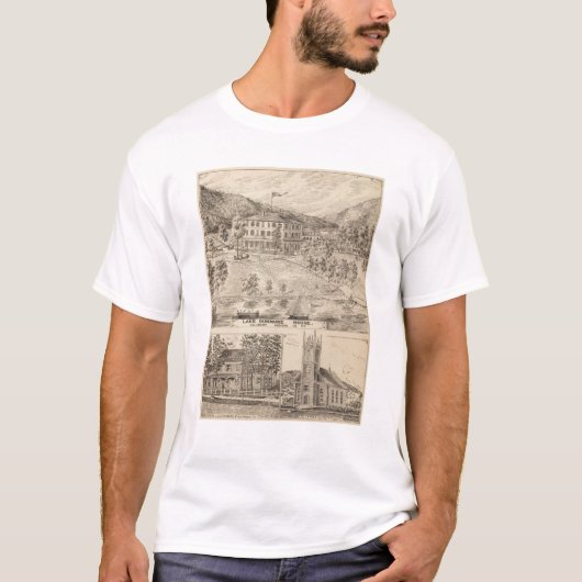 Lake Dunmore House in Salisbury T-shirt (Voorkant)