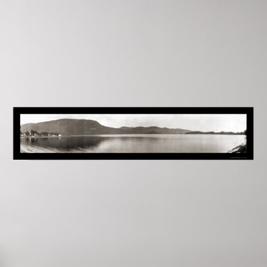 Lake Dunmore, Vermont Foto 1912 Poster (Voorkant)