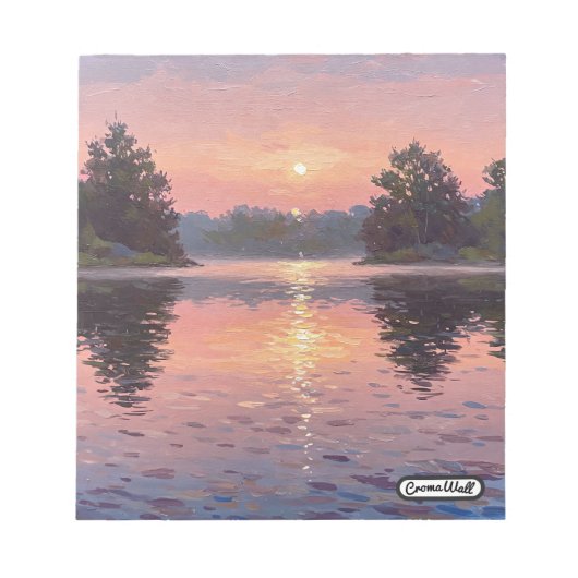 Lake During Dusk Notitieblok (Voorkant)