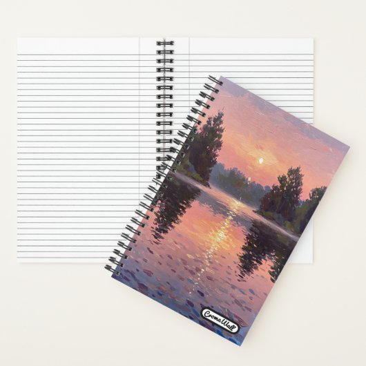 Lake During Dusk Notitieboek (Binnen)