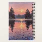 Lake During Dusk Notitieboek (Achterkant)