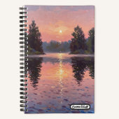 Lake During Dusk Notitieboek (Voorkant)