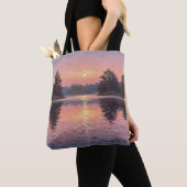 Lake During Dusk Tote Bag (Dichtbij)