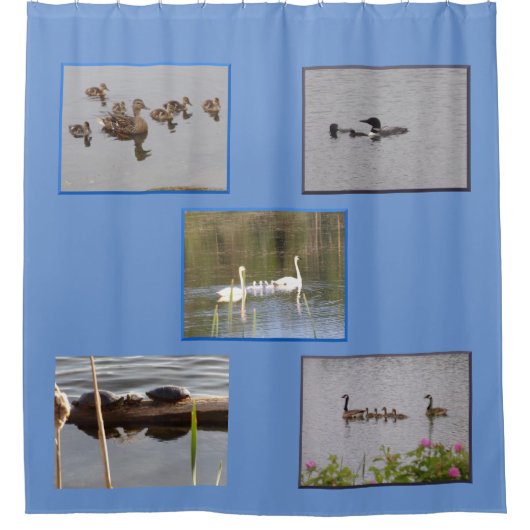 Lake Dweller Families Douchegordijn (Voorkant)