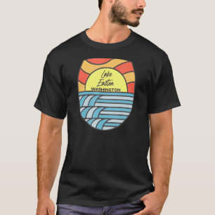 Lake Easton Washington was zonsondergang vakantie T-shirt