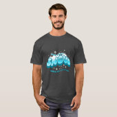 Lake Effect Sneeuw alleen in Chicago T-shirt (Voorkant volledig)