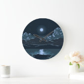 Lake en abstract gebergte grote klok (Huis)