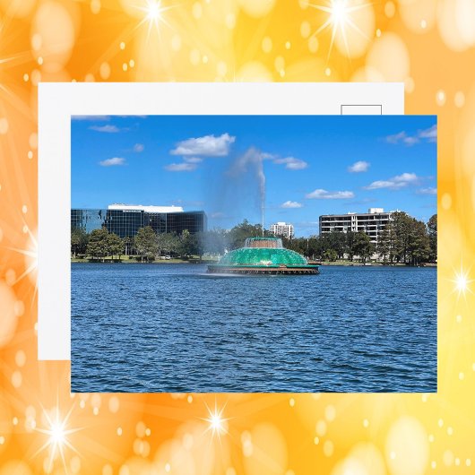 Lake Eola Fountain Orlando Florida Foto Briefkaart