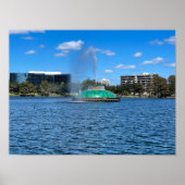 Lake Eola Fountain Orlando Florida Poster (Voorkant)