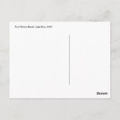 Lake Erie Beach Briefkaart (Achterkant)