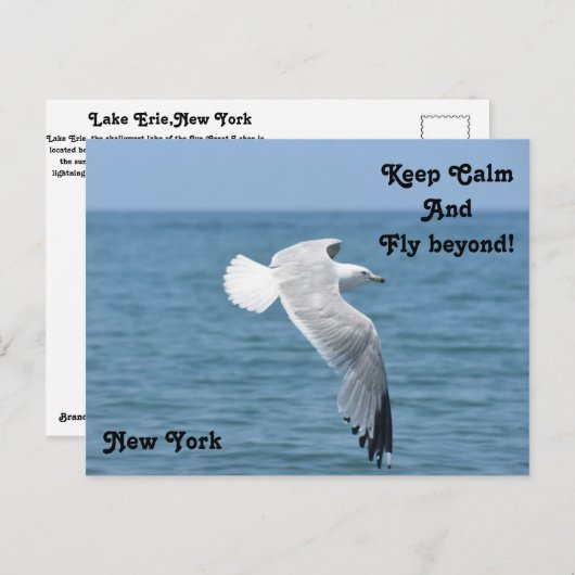 Lake Erie Briefkaart (Voorkant / Achterkant)