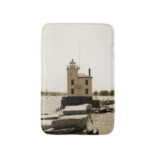 Lake Erie Lighthouse Badmat