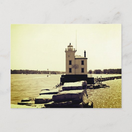 Lake Erie Lighthouse Briefkaart (Voorkant)